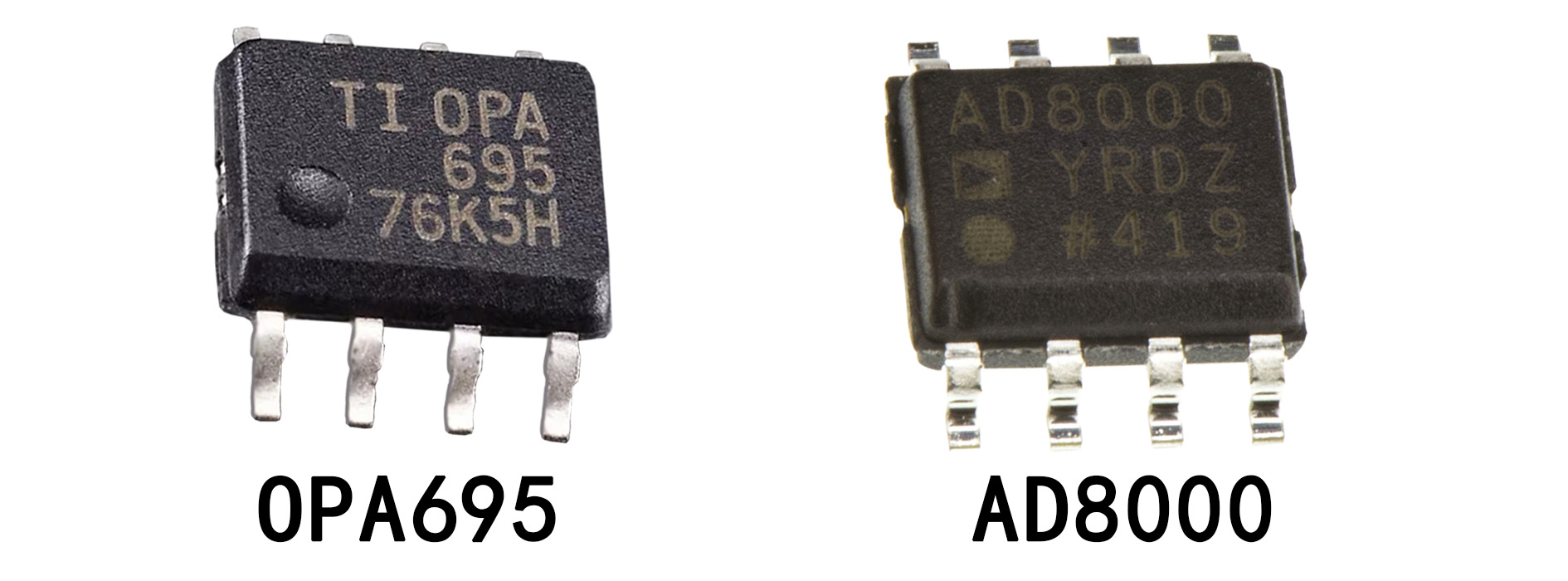OPA695 and AD8000